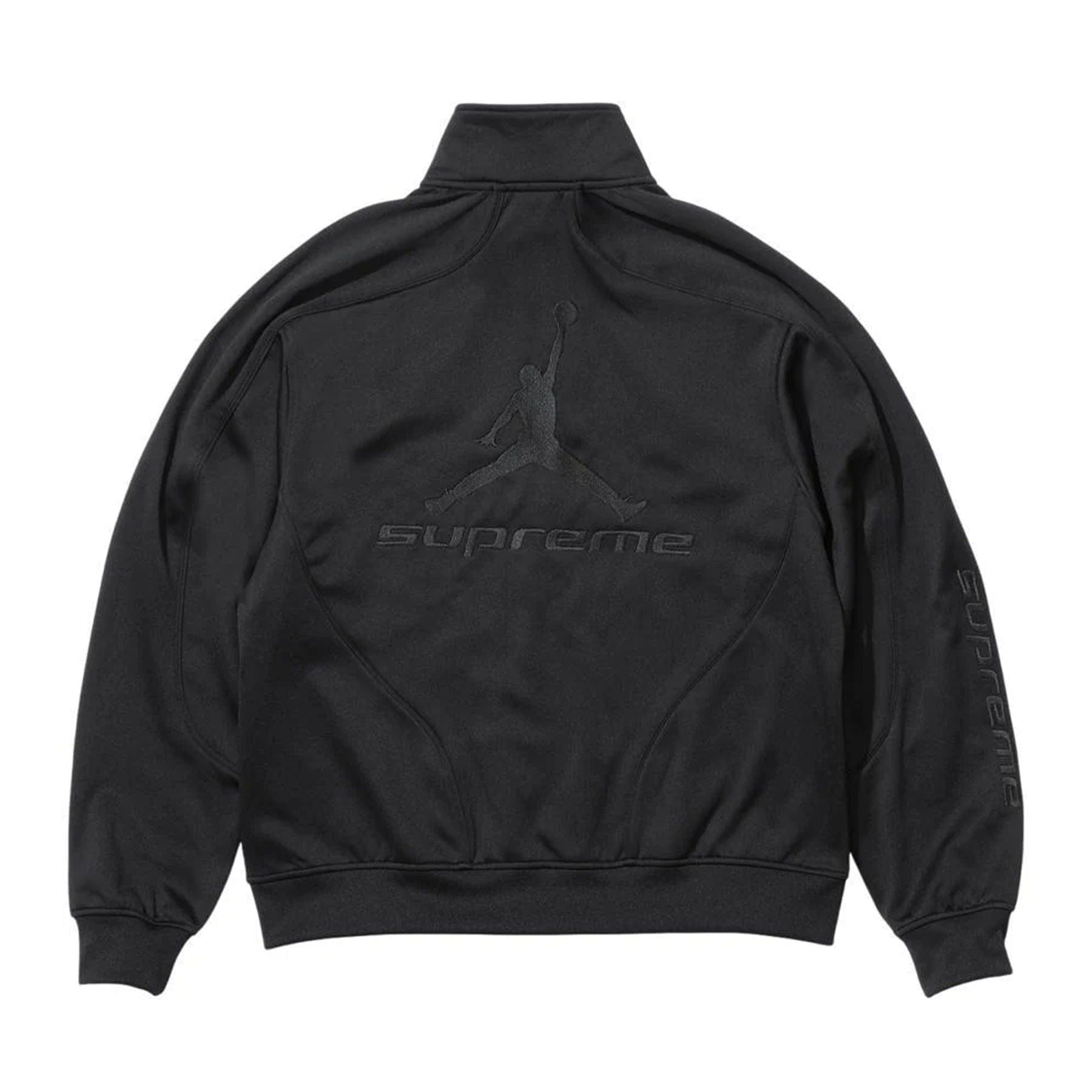 Supreme x Jordan Track Jacket 'Black' - Kick Game