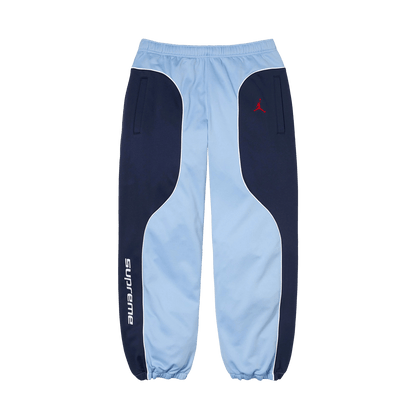 Supreme x Jordan Track Pants 'Light Blue/Navy' - Kick Game
