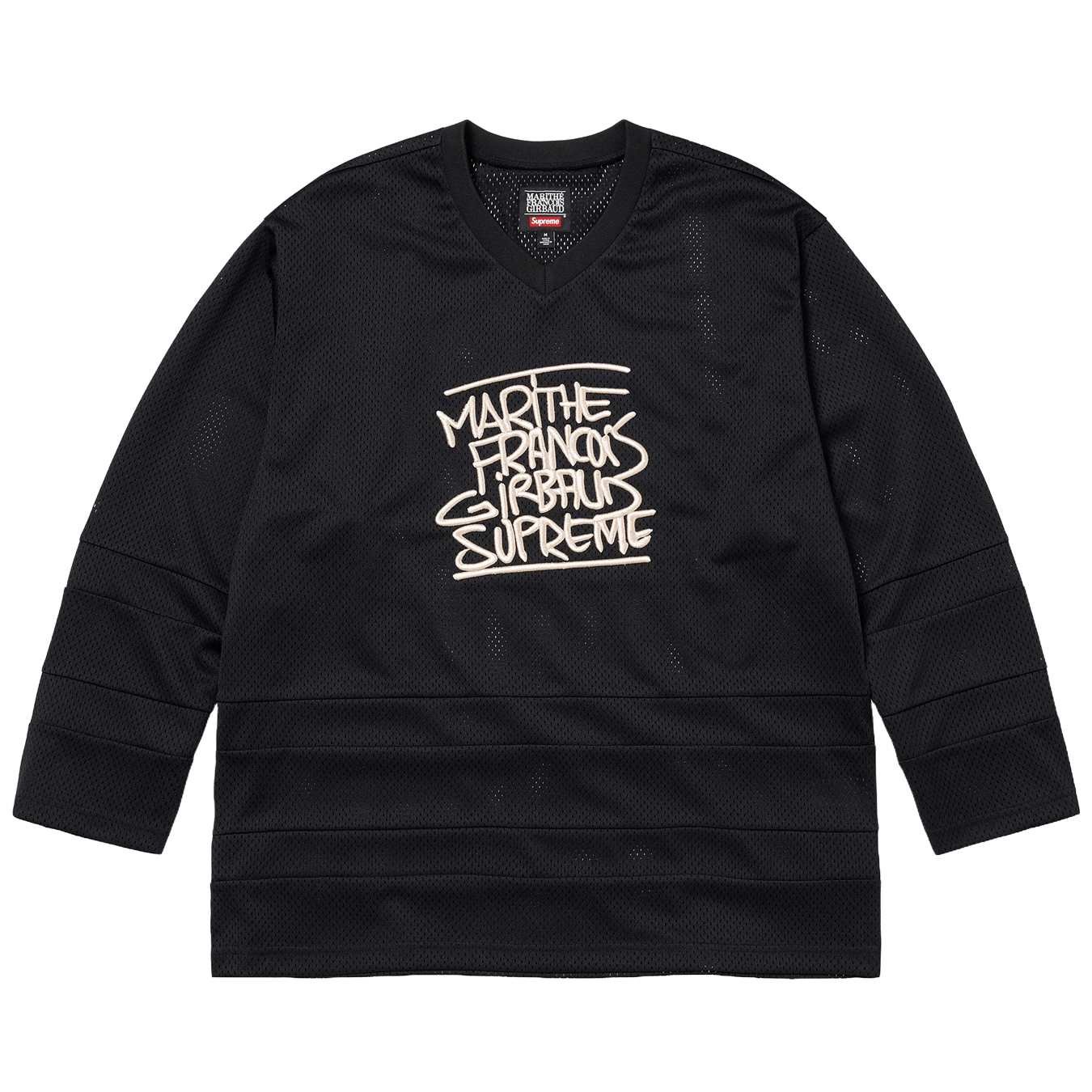 Supreme Marithé + François Girbaud Hockey Jersey 'Black' - Kick Game