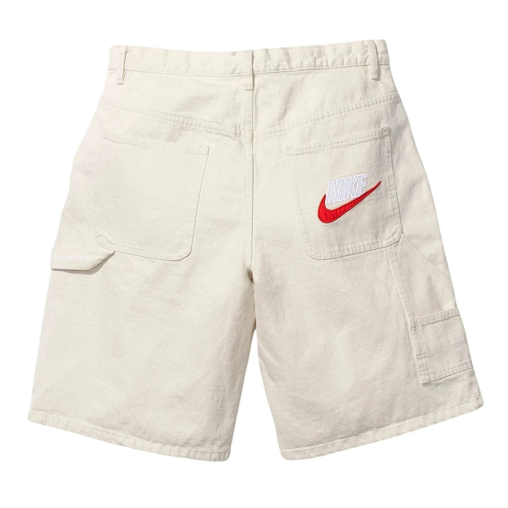 Supreme x Nike Denim Shorts 'White' - UrlfreezeShops