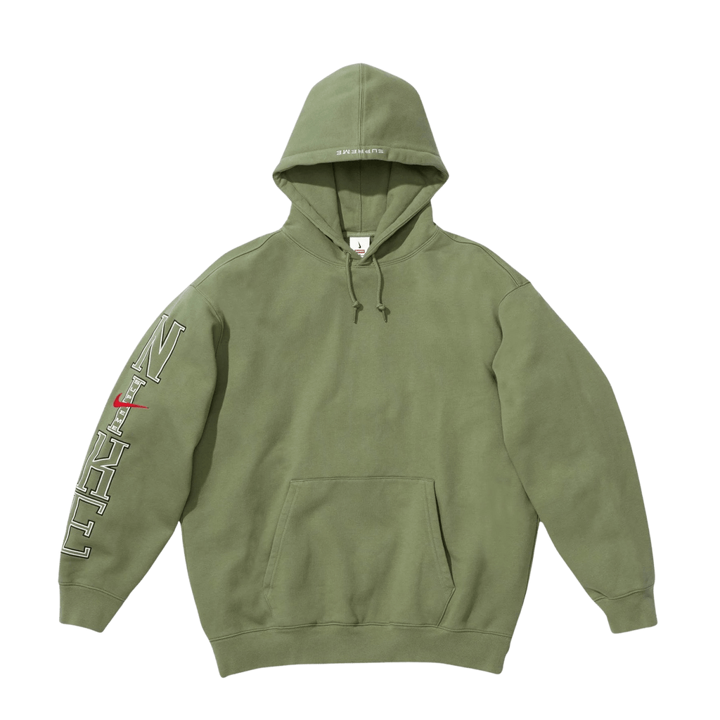 Supreme x Nike Hooded Sweatshirt 'Olive' — Kick Game Supreme x Nike Hooded Sweatshirt 'Olive' — Kick Game