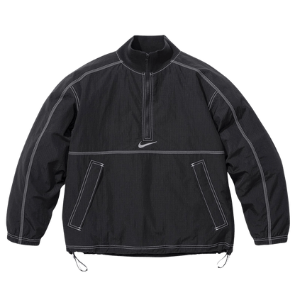 Supreme x Nike Ripstop Pullover 'Black' - Kick Game