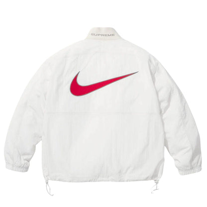 Supreme x Nike Ripstop Pullover 'White' - Kick Game