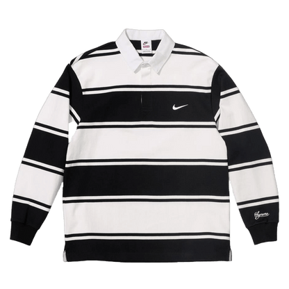 Supreme x Nike Stripe Rugby 'Black White' - Kick Game
