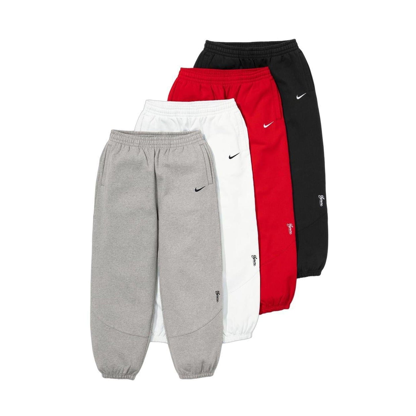 Supreme x Nike Sweatpant 'Red' - Kick Game