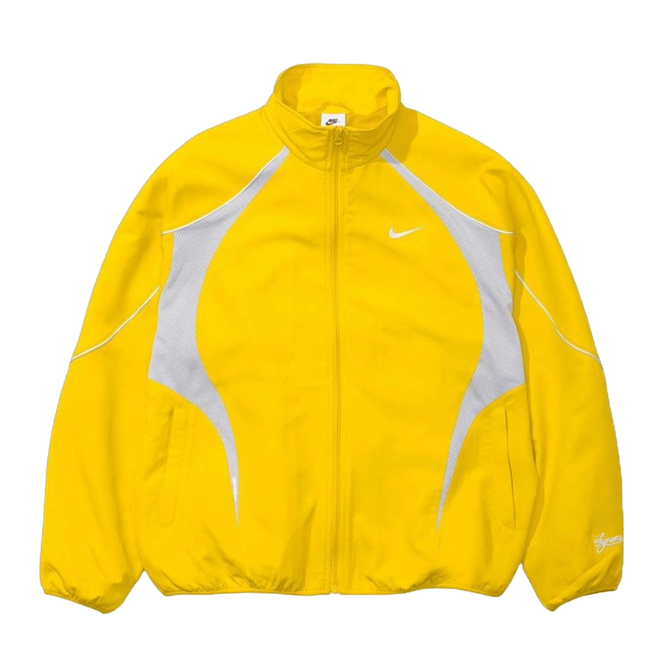 Supreme x Nike Track Jacket 'Speed Yellow' - Kick Game