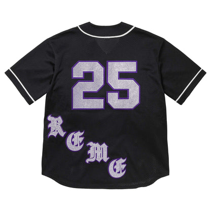 Supreme Old English Baseball Jersey 'Black' - Kick Game