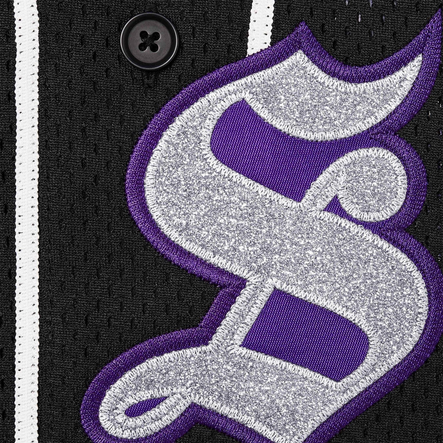 Supreme Old English Baseball Jersey 'Black' - Kick Game