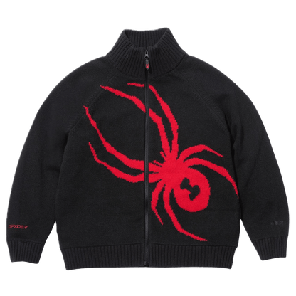 Supreme x Spyder Windstopper Zip Up Sweater 'Black' - Kick Game