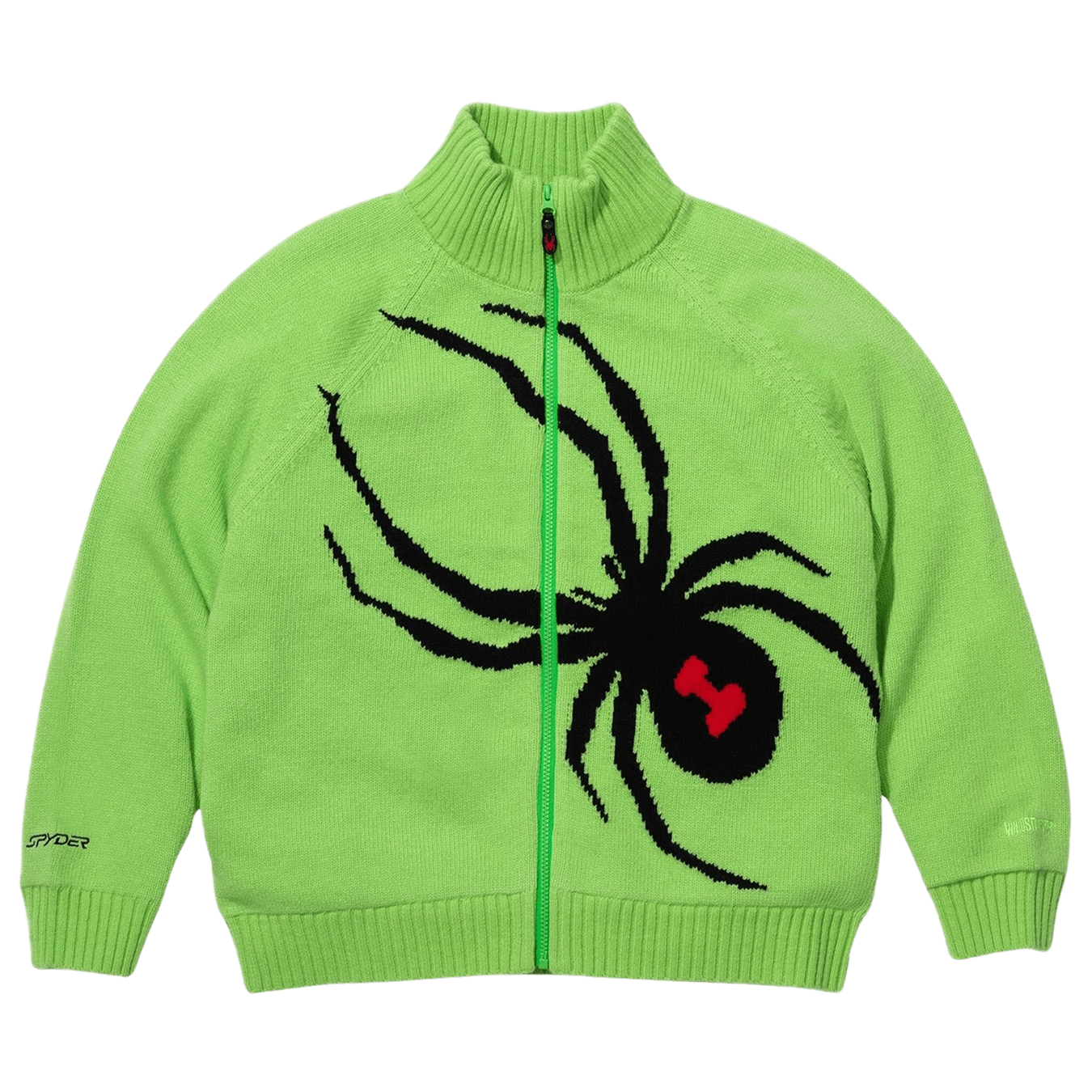 Supreme x Spyder Windstopper Zip Up Sweater 'Green' - Kick Game