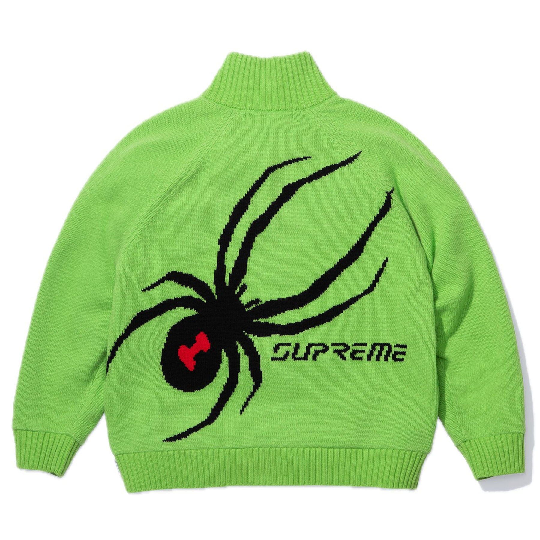 Supreme x Spyder Windstopper Zip Up Sweater 'Green' - Kick Game