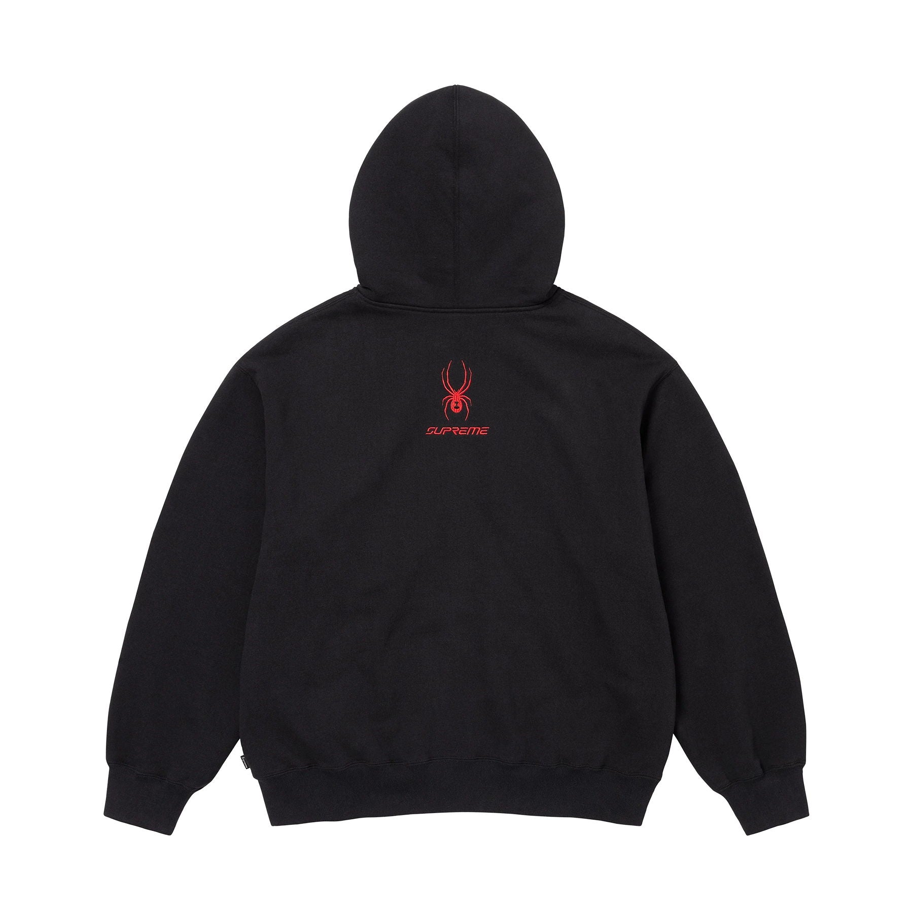 Supreme x Spyder Zip Up Hooded Sweatshirt 'Black' - Kick Game