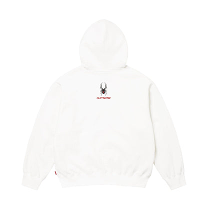 Supreme x Spyder Zip Up Hooded Sweatshirt 'White' - Kick Game