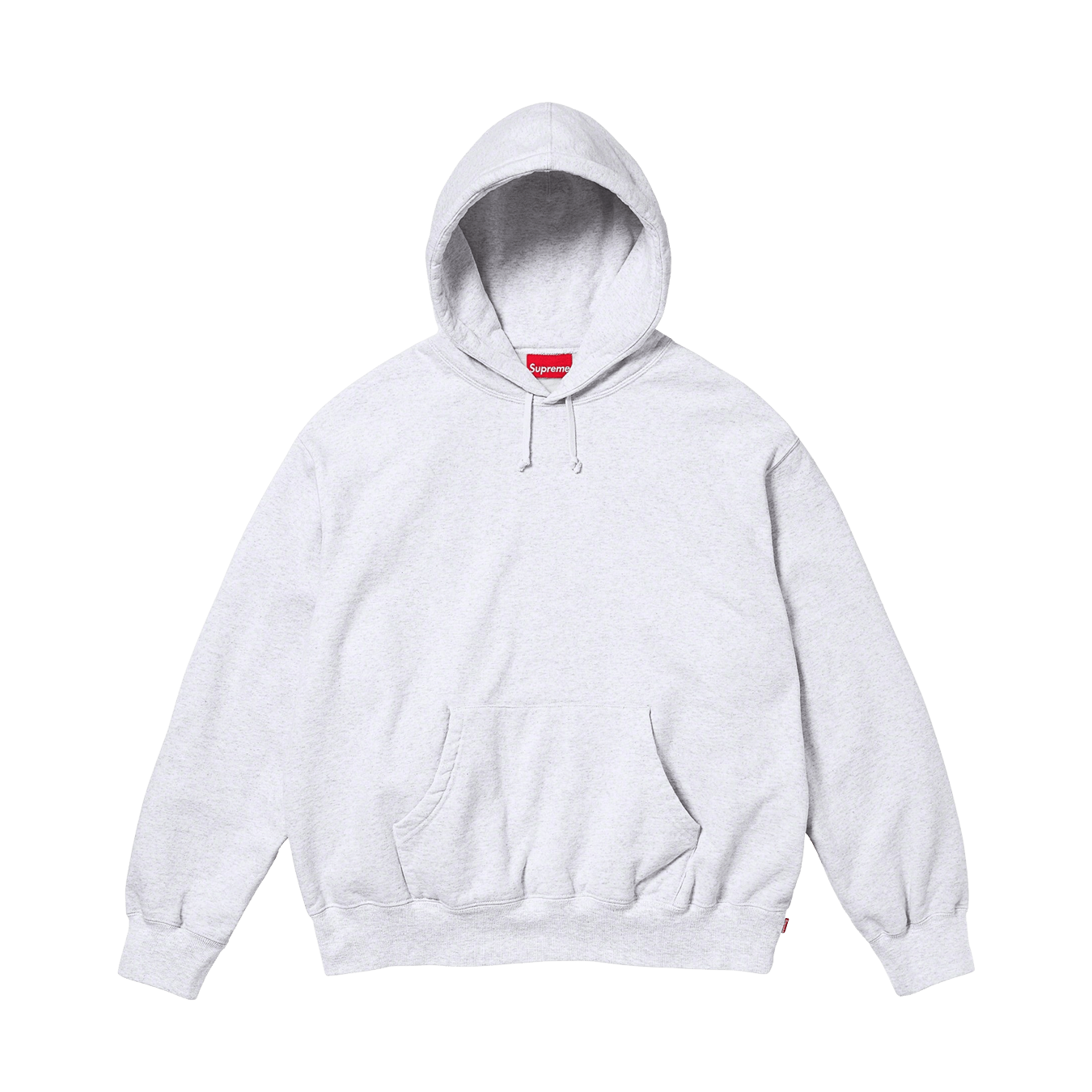 Supreme Satin Appliqué Hoodie 'Ash Grey' - Kick Game