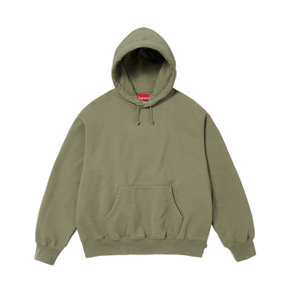 Supreme Satin Appliqué Hoodie 'Light Olive' - Kick Game