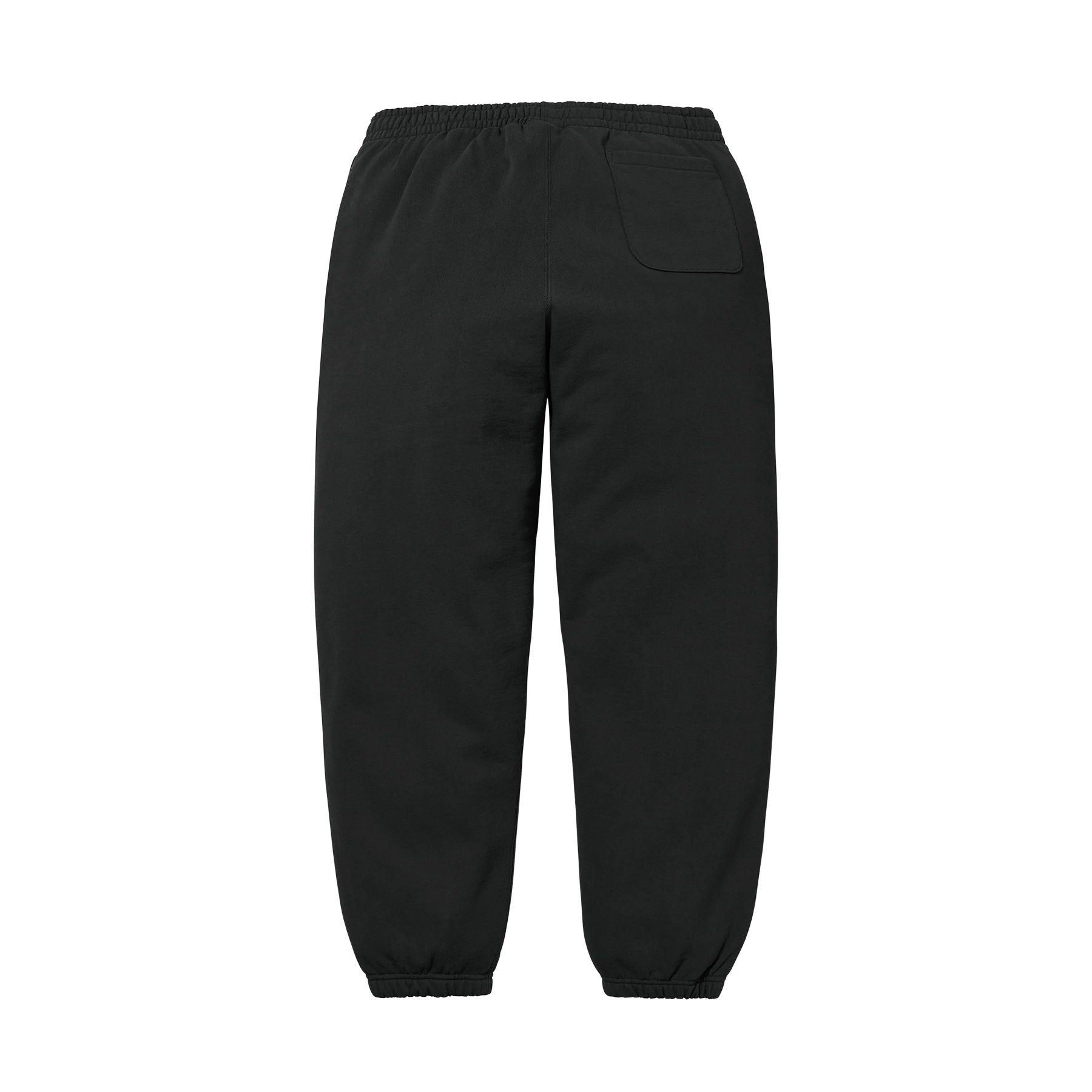 Supreme Satin Appliqué Sweatpant 'Black' - Kick Game