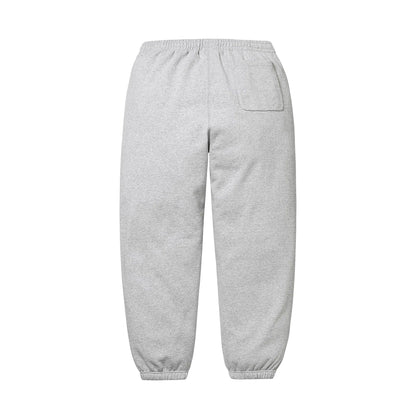Supreme Satin Appliqué Sweatpant 'Heather Grey' - Kick Game