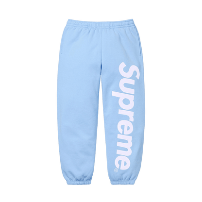 Supreme Satin Appliqué Sweatpant 'Light Blue' - Kick Game