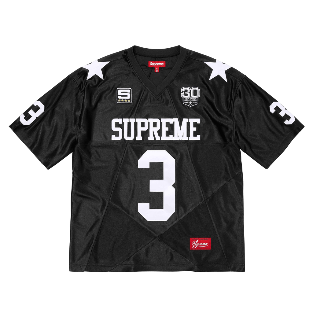 Supreme Star Football Jersey 'Black' — Kick Game Supreme Star Football Jersey 'Black' — Kick Game