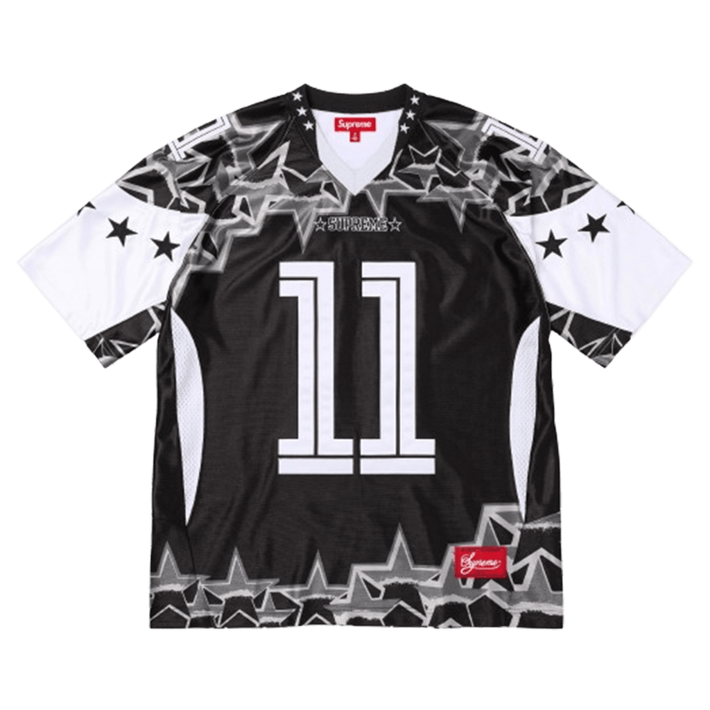 Supreme Stars Football Jersey 'Black' — Kick Game Supreme Stars Football Jersey 'Black' — Kick Game