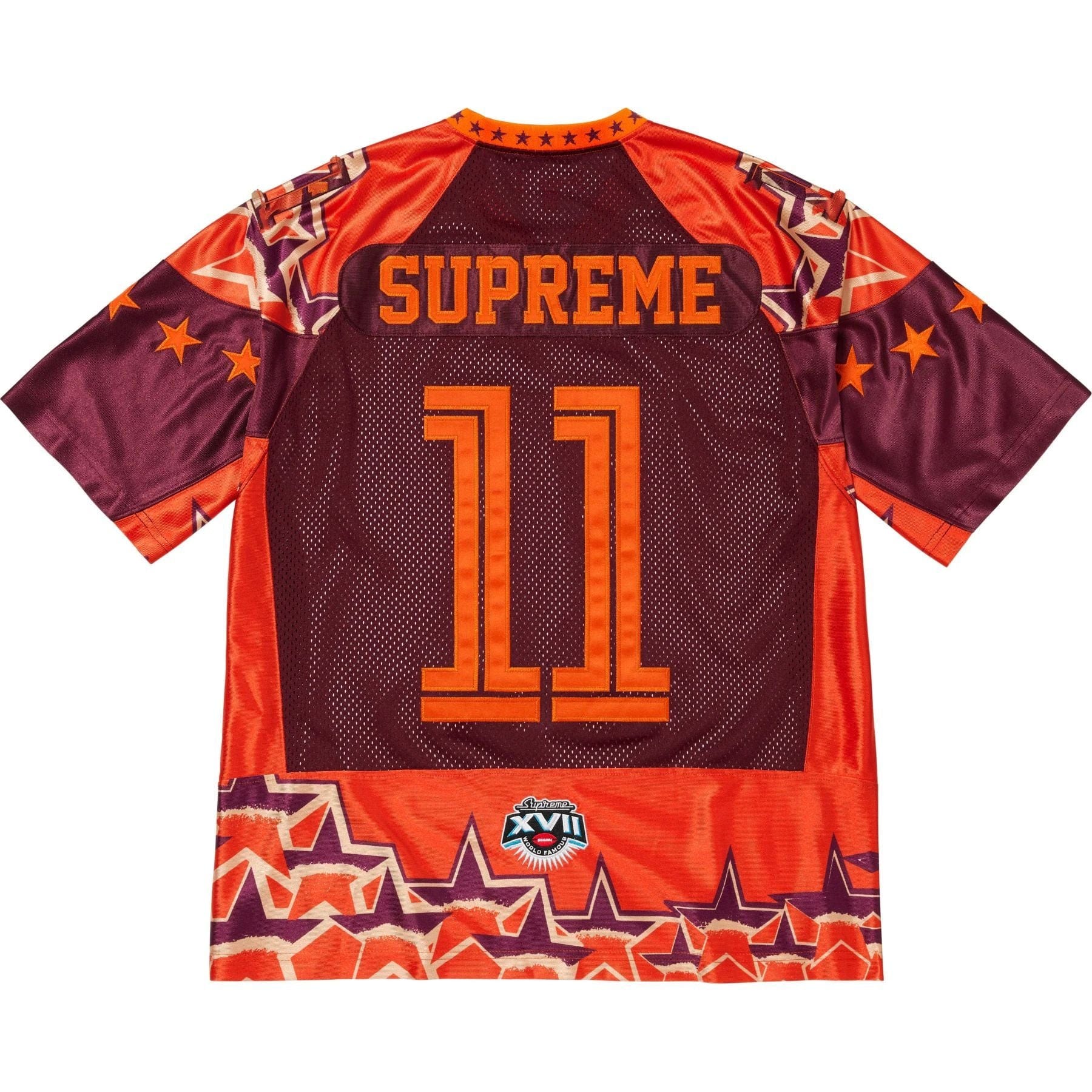 Supreme Star Football Jersey 'Orange' - Kick Game