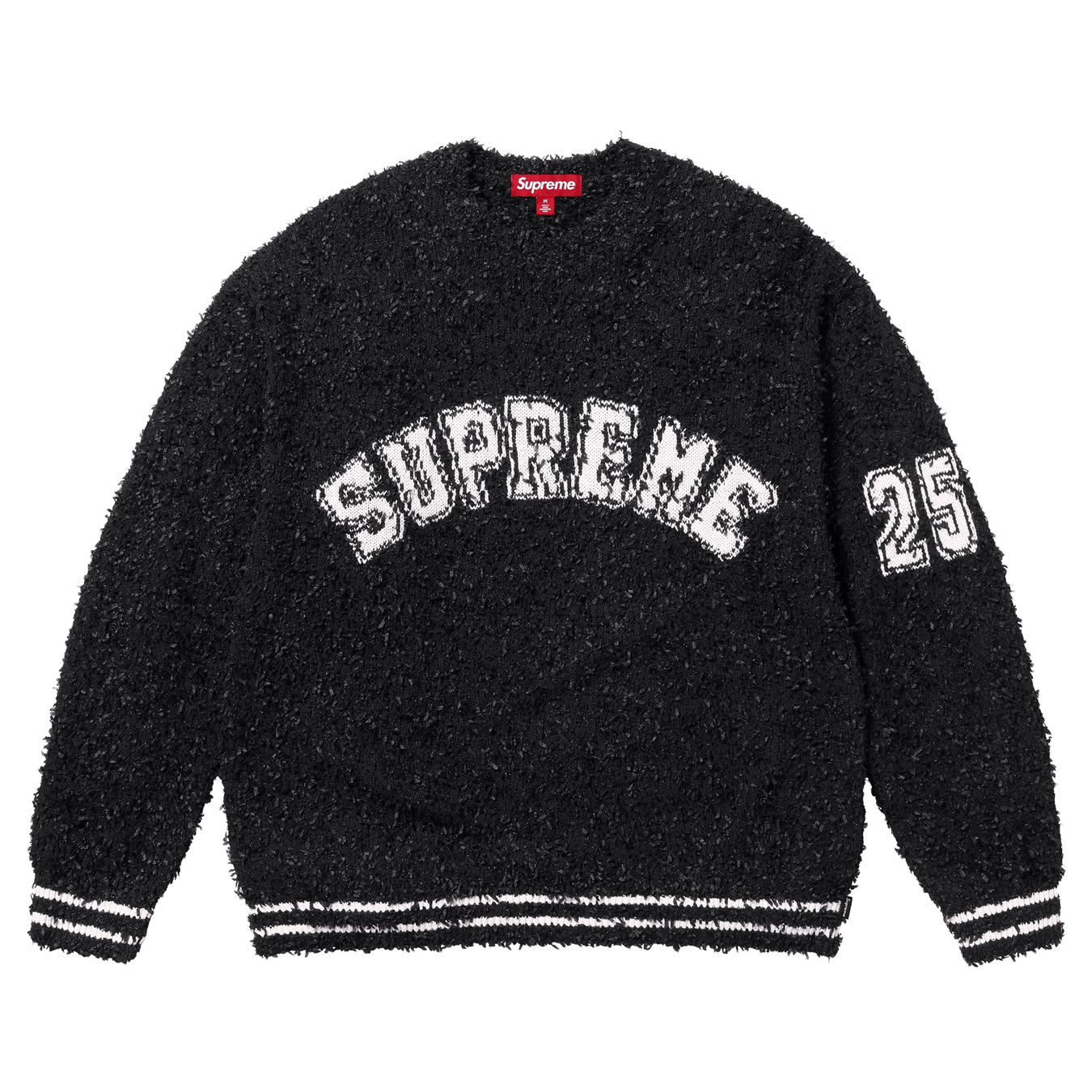 Supreme Textured Arc Sweatshirt 'Black' - Kick Game