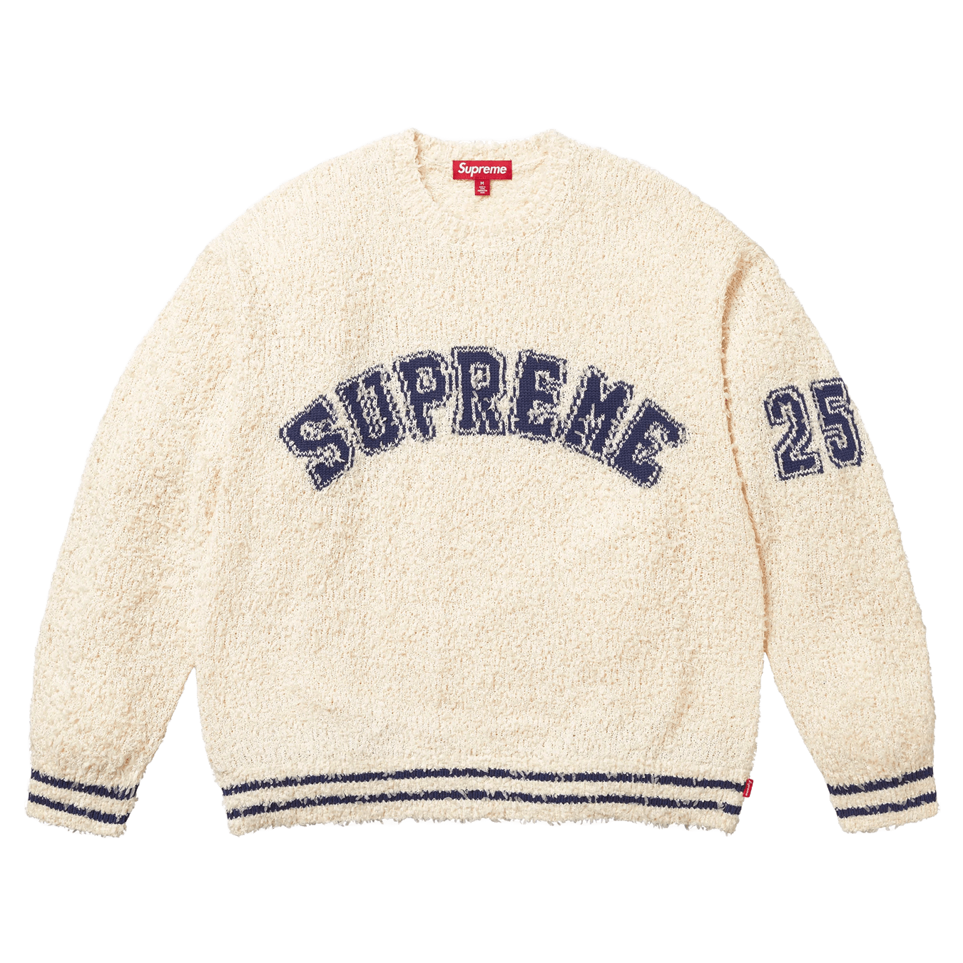 Supreme Textured Arc Sweatshirt 'Cream' - Kick Game
