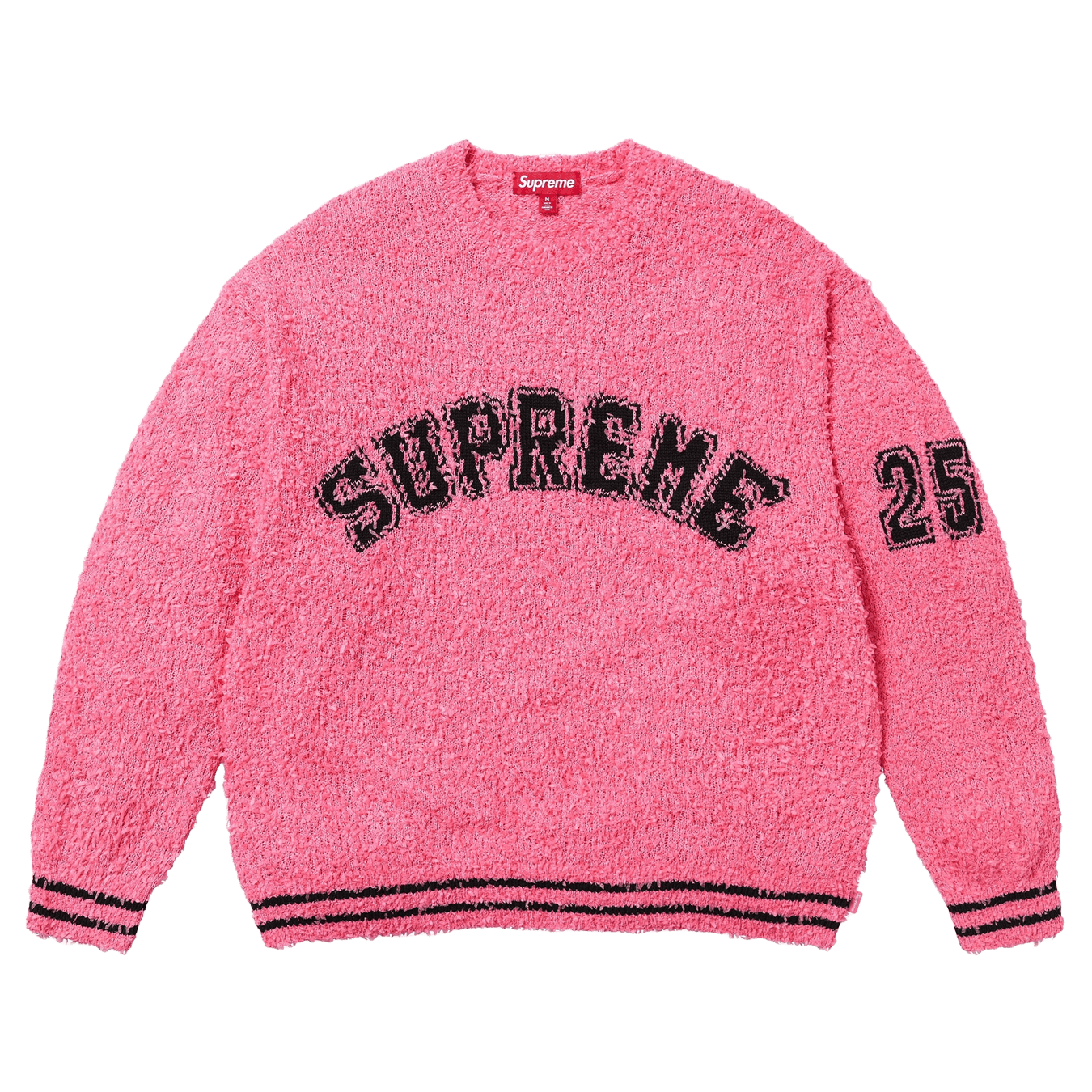 Supreme Textured Arc Sweatshirt 'Pink' - Kick Game