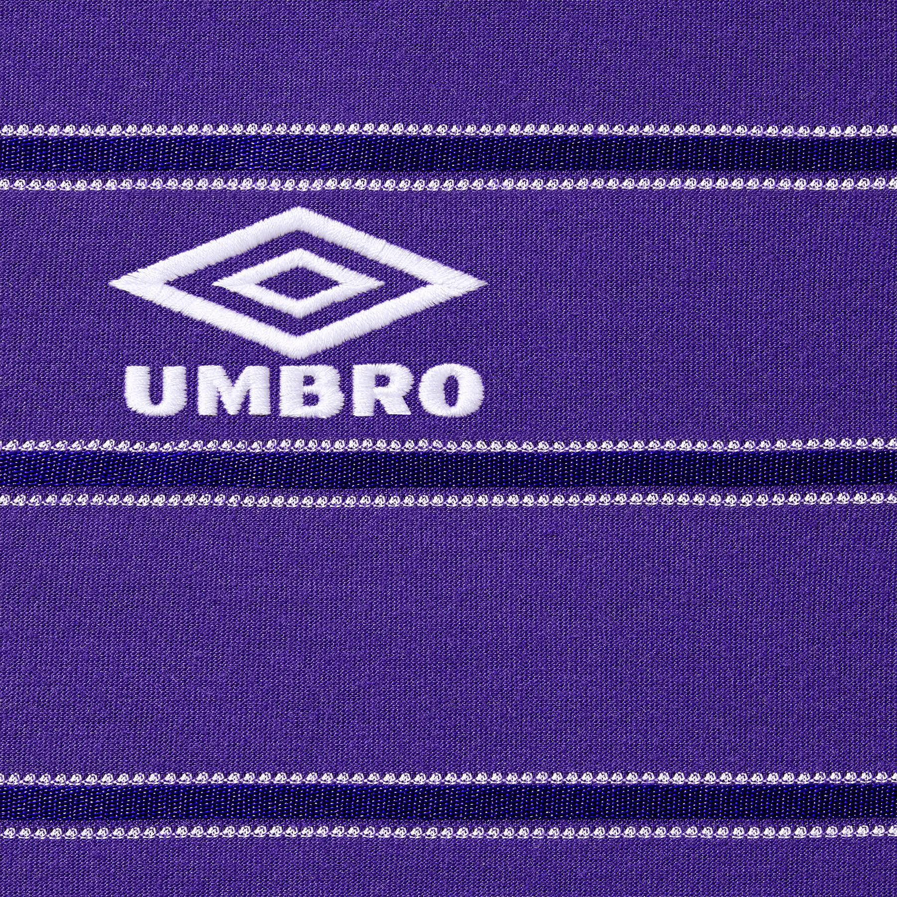 Supreme x Umbro Stripe Soccer Jersey 'Purple' - Kick Game