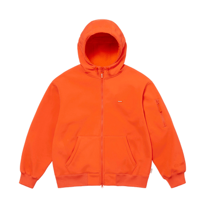 Supreme Windstopper Zip Up Hooded Sweatshirt 'Orange' - Kick Game