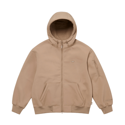 Supreme Windstopper Zip Up Hooded Sweatshirt 'Taupe' - Kick Game