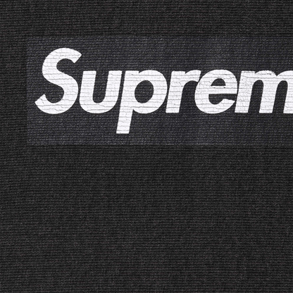 Supreme Washed Box Logo Crewneck 'Black' (SS25) - Kick Game