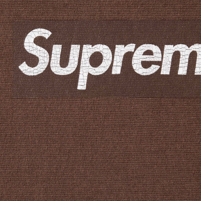 Supreme Washed Box Logo Crewneck 'Brown' (SS25) - Kick Game