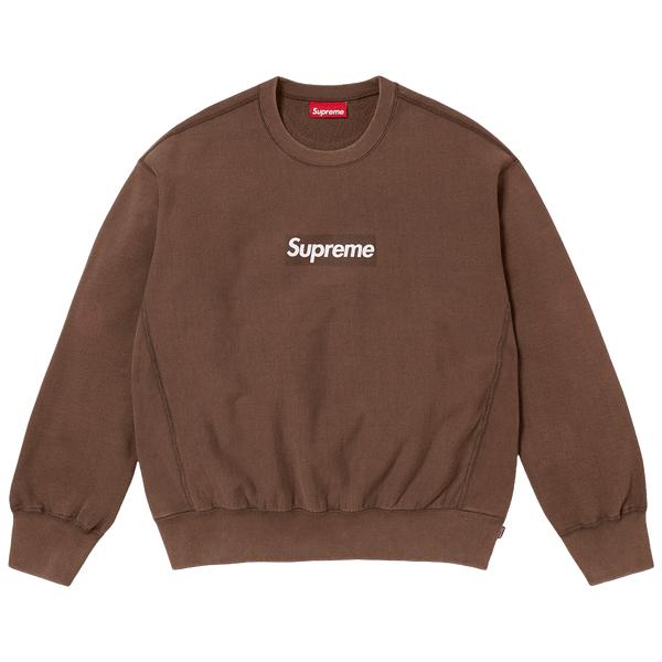 と*う様 Supreme Small Box Logo Sweat Brown Supreme Small Box Logo Sweatshirtブラウン M