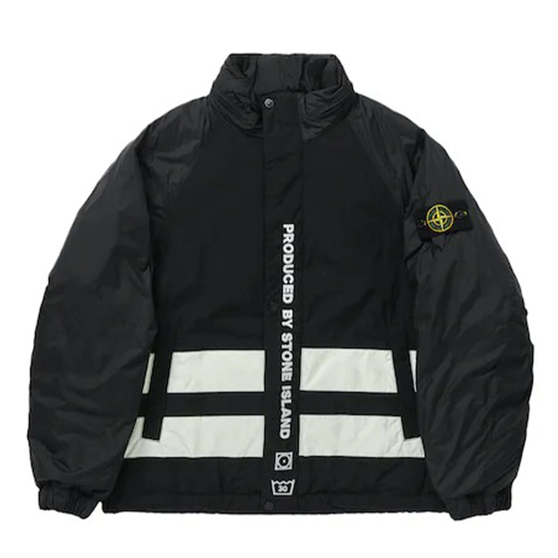 Supreme x Stone Island Reversible Down Puffer Jacket 'Black' - Kick Game
