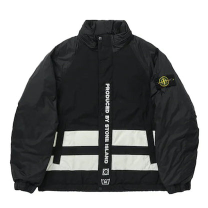 Supreme x Stone Island Reversible Down Puffer Jacket 'Black' - Kick Game