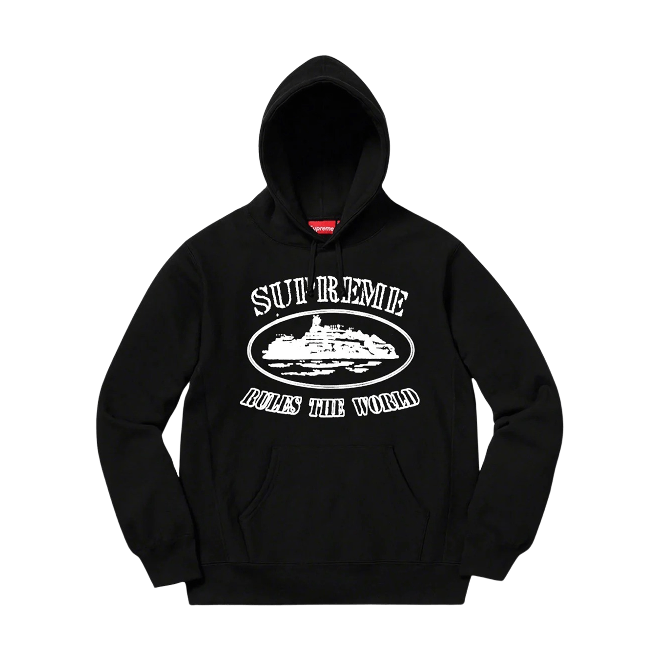 Supreme Corteiz Rules The World Hoodie Black - Kick Game