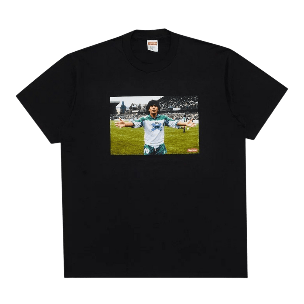 Supreme Maradona Tee Black — Kick Game Supreme Maradona Tee Black — Kick Game