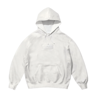 Supreme x MM6 Maison Margiela Foil Box Logo Hoodie 'White' - Kick Game