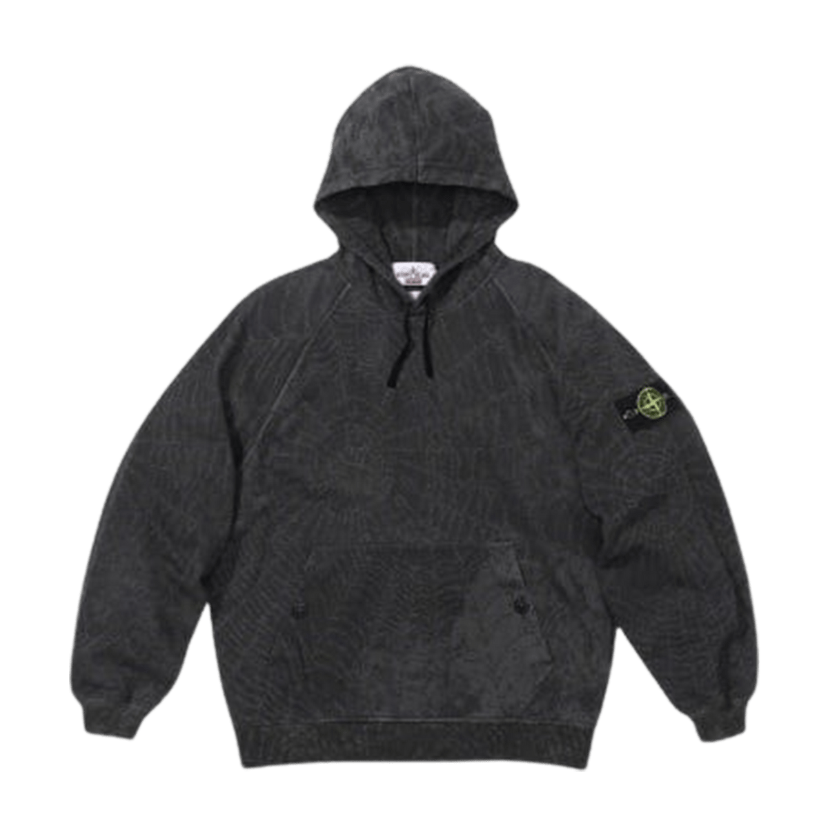 Supreme x Stone Island Hooded Sweatshirt  'Black' - CerbeShops