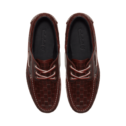 Timberland 3-Eye Lug Woven Pack 'Burgundy Full Grain' - Kick Game