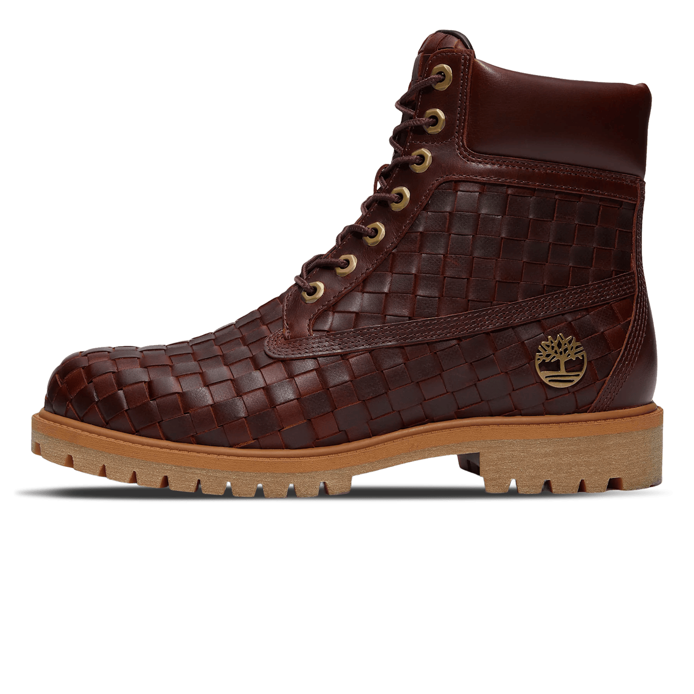 Timberland Premium 6 Inch Boot Woven 'Burgundy Full Grain' - Kick Game