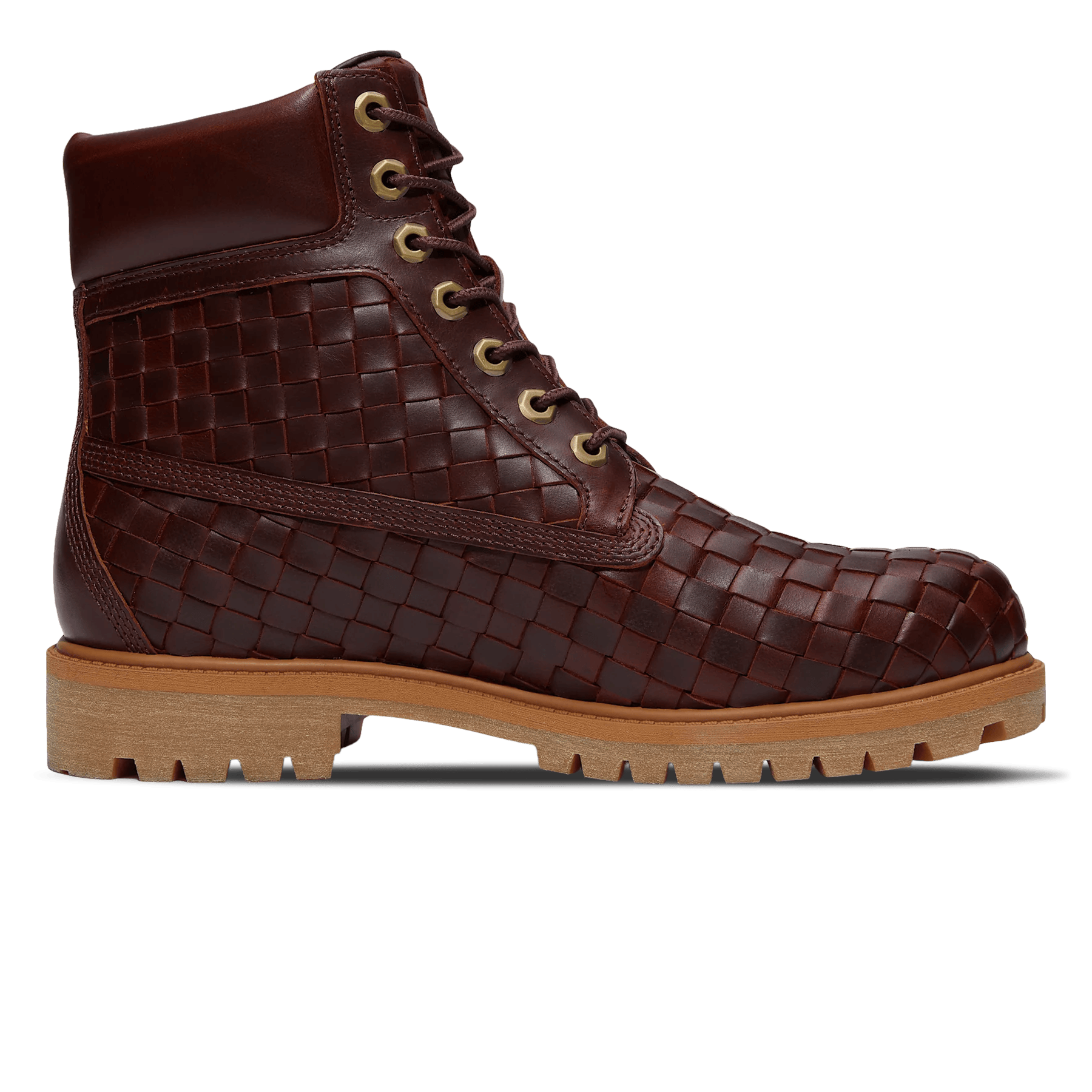 Timberland Premium 6 Inch Boot Woven 'Burgundy Full Grain' - Kick Game