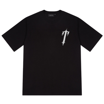 Trapstar Liquid Chrome Tee 'Black' - Kick Game