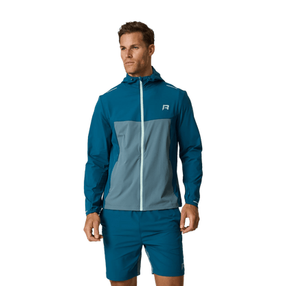 Reprimo Flight Jacket, Tee and Shorts Set 'Tidal Teal Blue Steel' - Kick Game