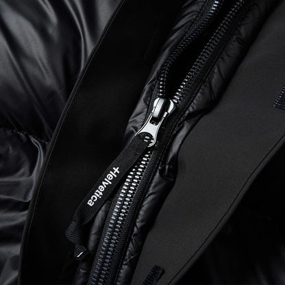 Helvetica Mountain Pioneers Queyras Hooded Down Jacket - Kick Game