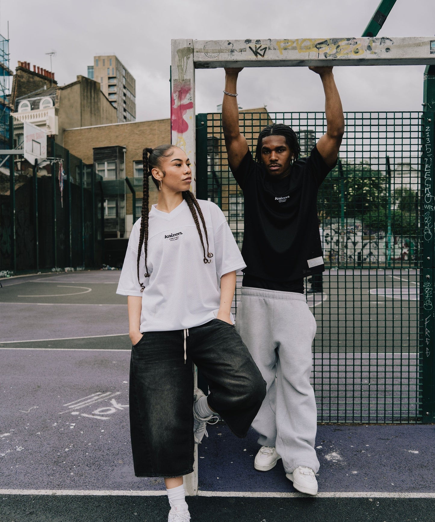 KAIZEN MARKET BLACK MESH JERSEY - Kick Game
