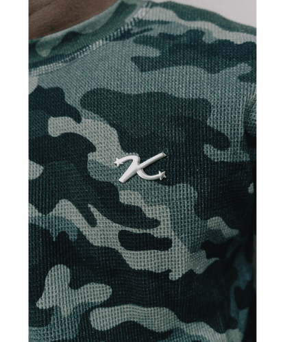 KAIZEN MARKET CAMO WAFFLE LONGSLEEVE - Kick Game