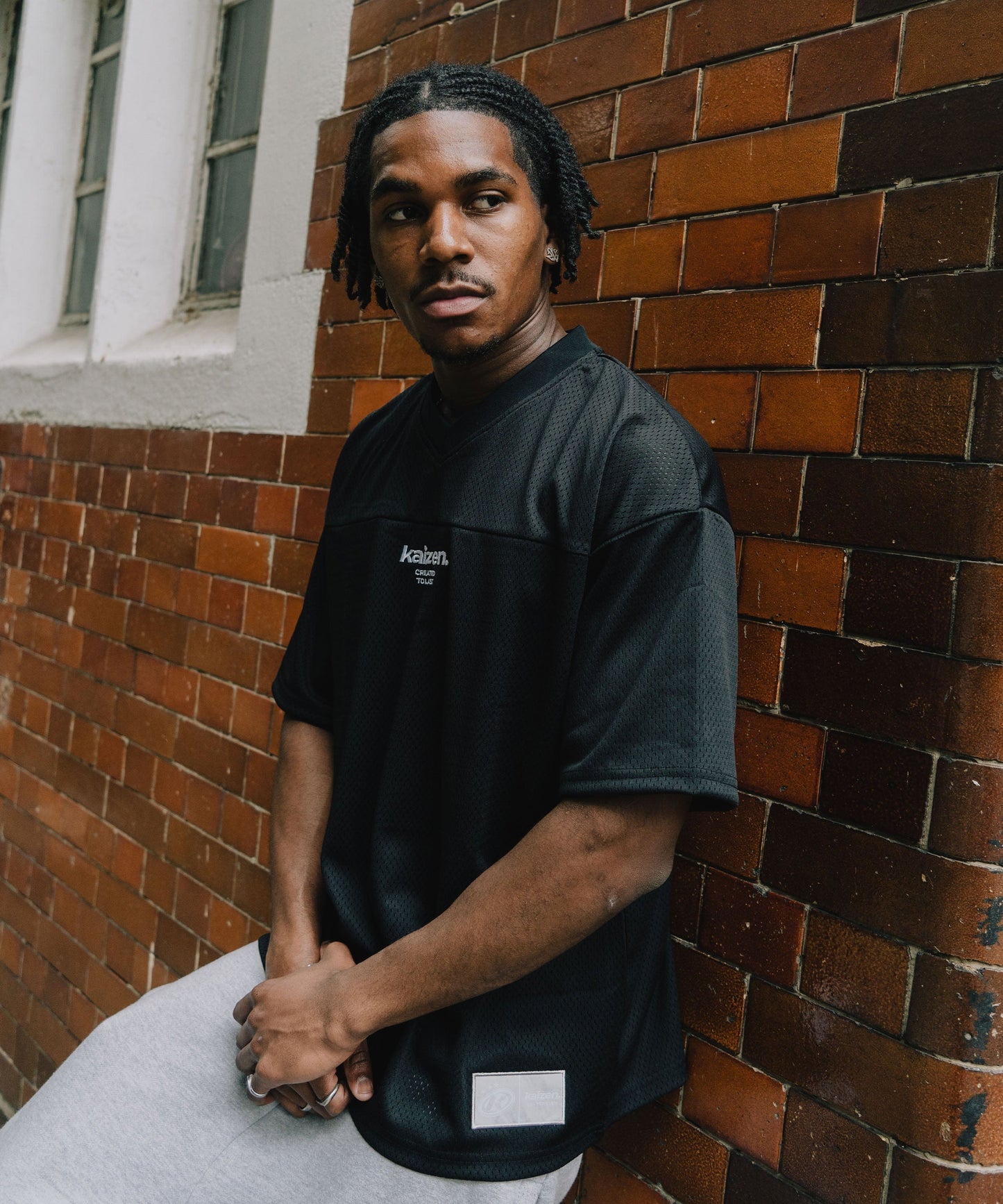KAIZEN MARKET BLACK MESH JERSEY - Kick Game
