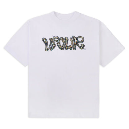White Chrome Logo T-shirt - Kick Game